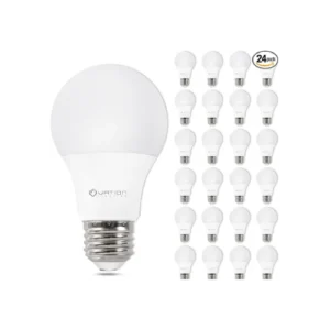 24 Pack A19 LED Light Bulb Daylight 5000K LED Bulbs, 60 Watt Equivalent, Efficient 8.5 Watt, 800 Lumens, E26 Medium Base, Non-Dimmable, ETL/UL Listed