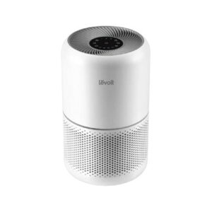 LEVOIT Air Purifier for Home Allergies Pets Hair in Bedroom, Covers Up to 1095 ft² by 56W High Torque Motor, 3-in-1 Filter with HEPA Sleep Mode, Remove Dust Smoke Pollutants Odor, Core300-P, White
